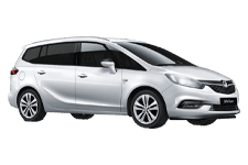 Car Hire Dorset - Vauxhall Zafira 7-Seater - Minibus hire Dorset